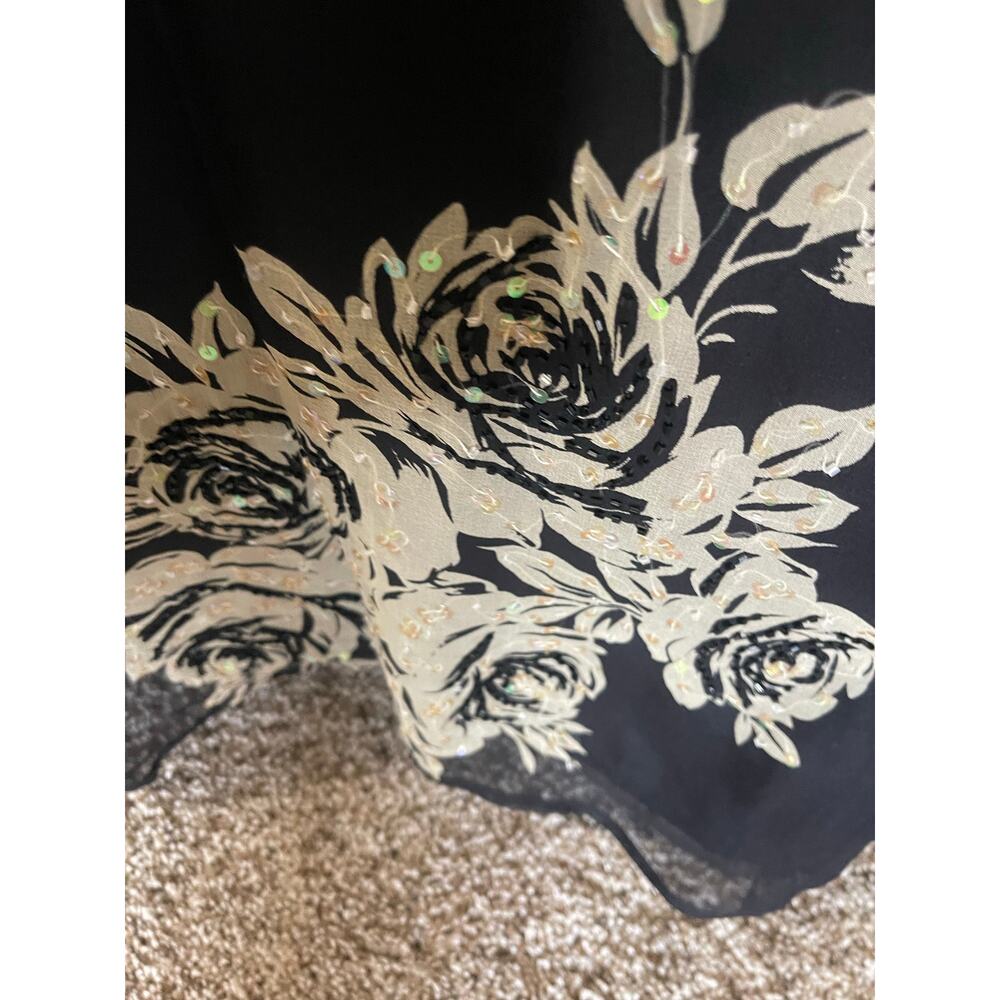 VINTAGE Robbie Bee 100% silk dress size 10 - Picture 4 of 5
